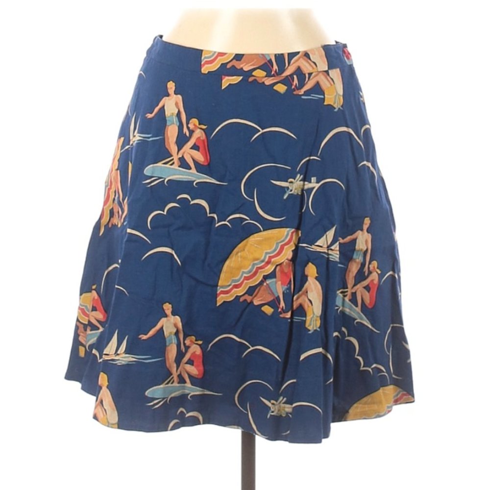 NWT Ralph Lauren Mikaela Retro Print Skirt - Picture 4 of 16